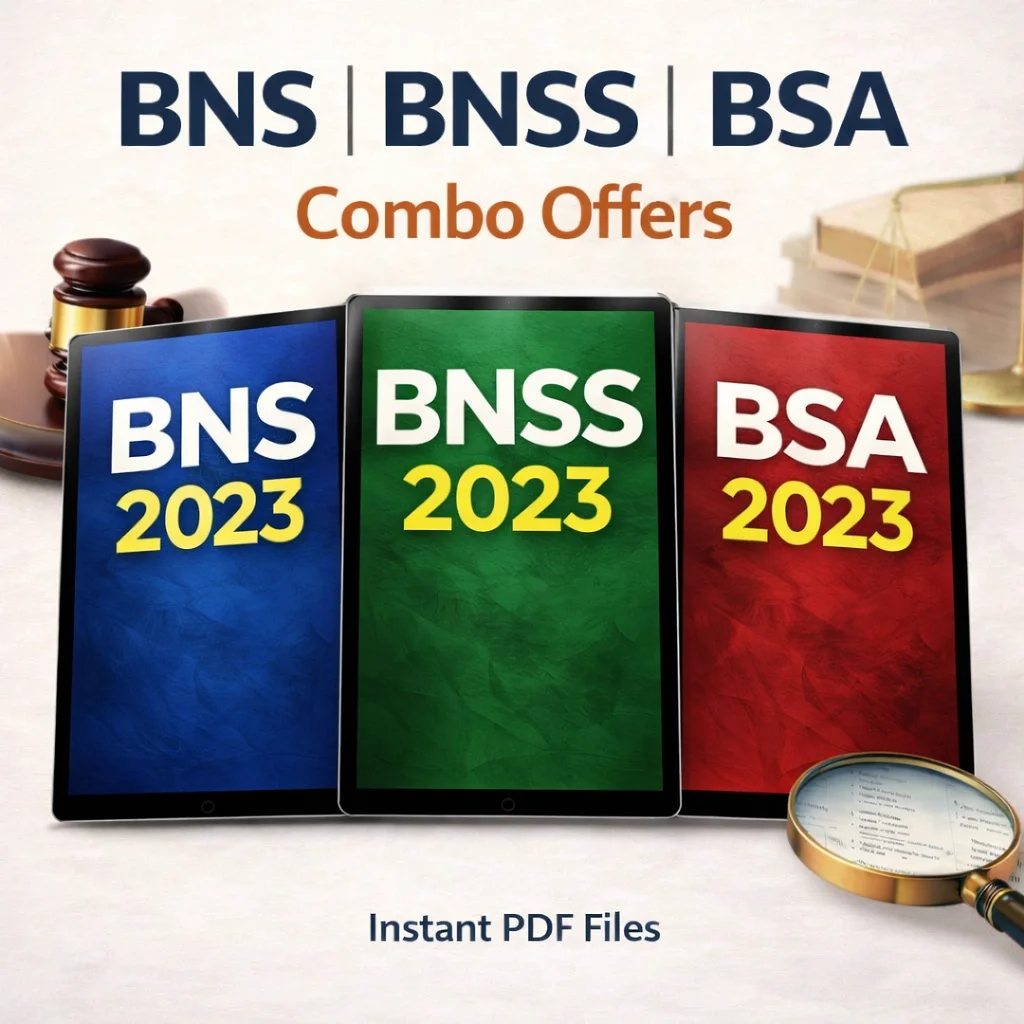 BNS 2023, BNSS 2023 & BSA 2023 Combo eBook in Hindi | Complete ...